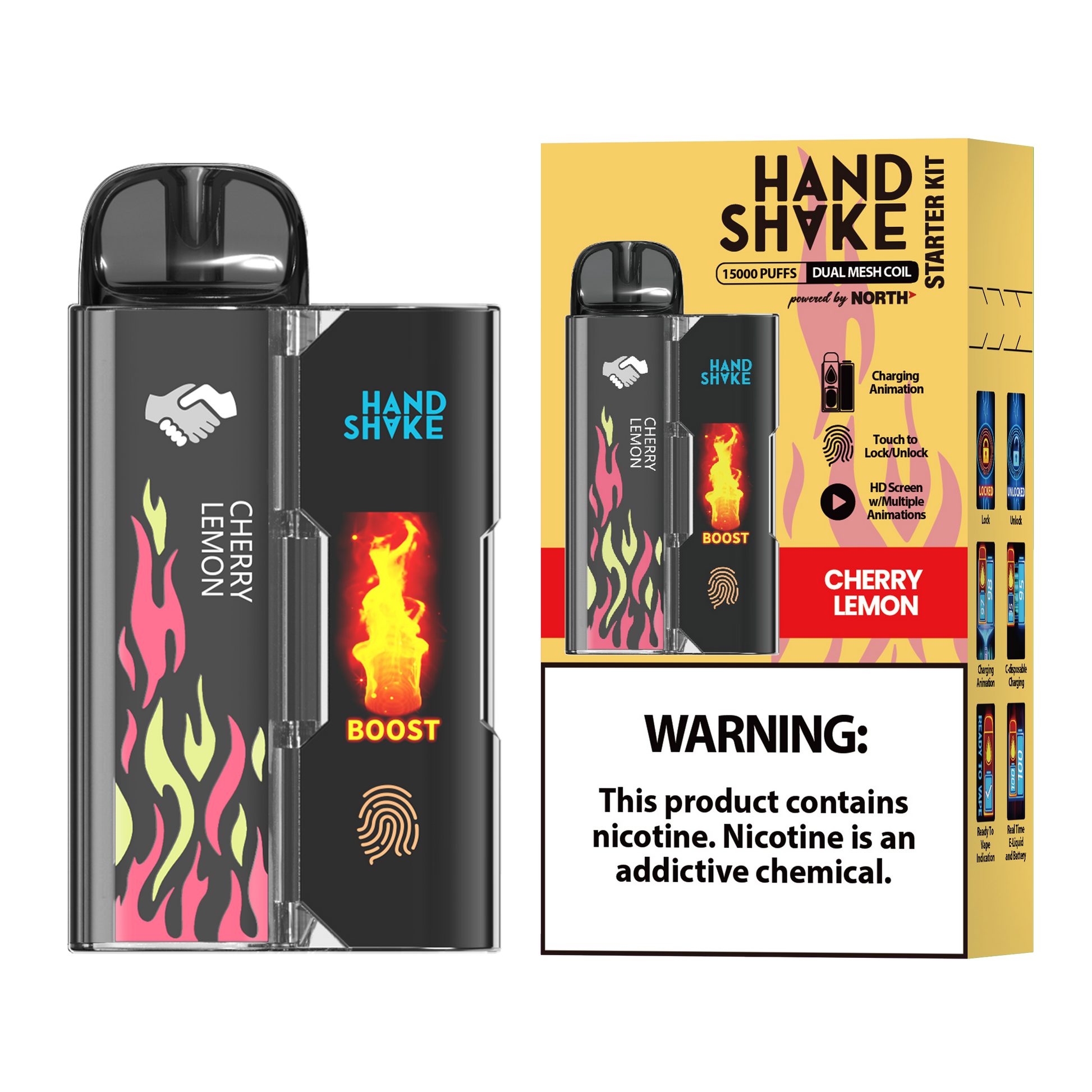 Handshake 15K by North Disposable - Cherry Lemon 