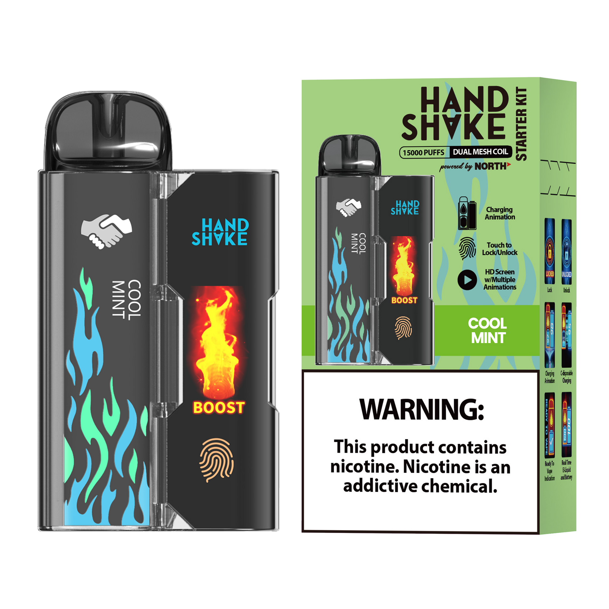 Handshake 15K by North Disposable - Cool Mint 