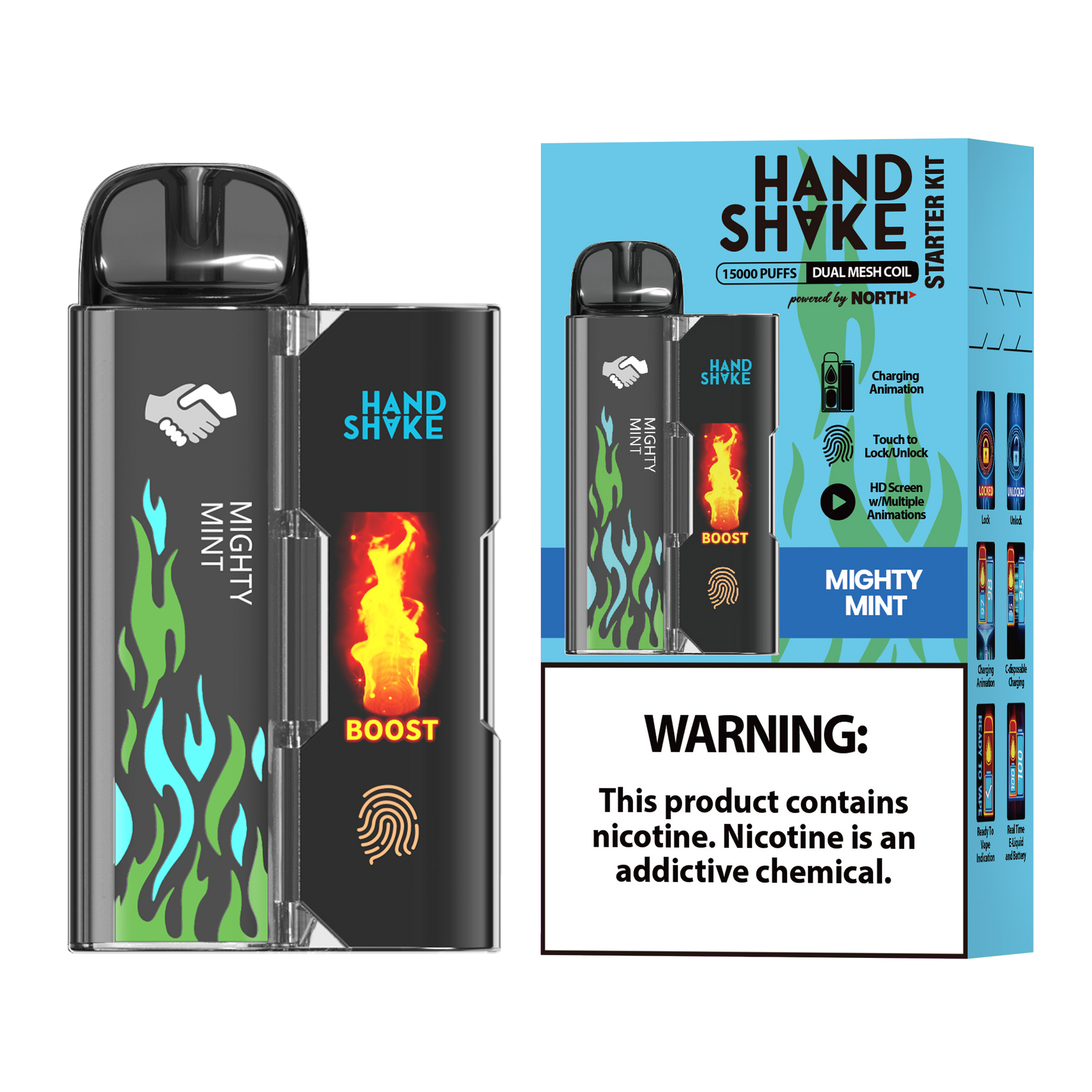 Handshake 15K by North Disposable - Mighty Mint 