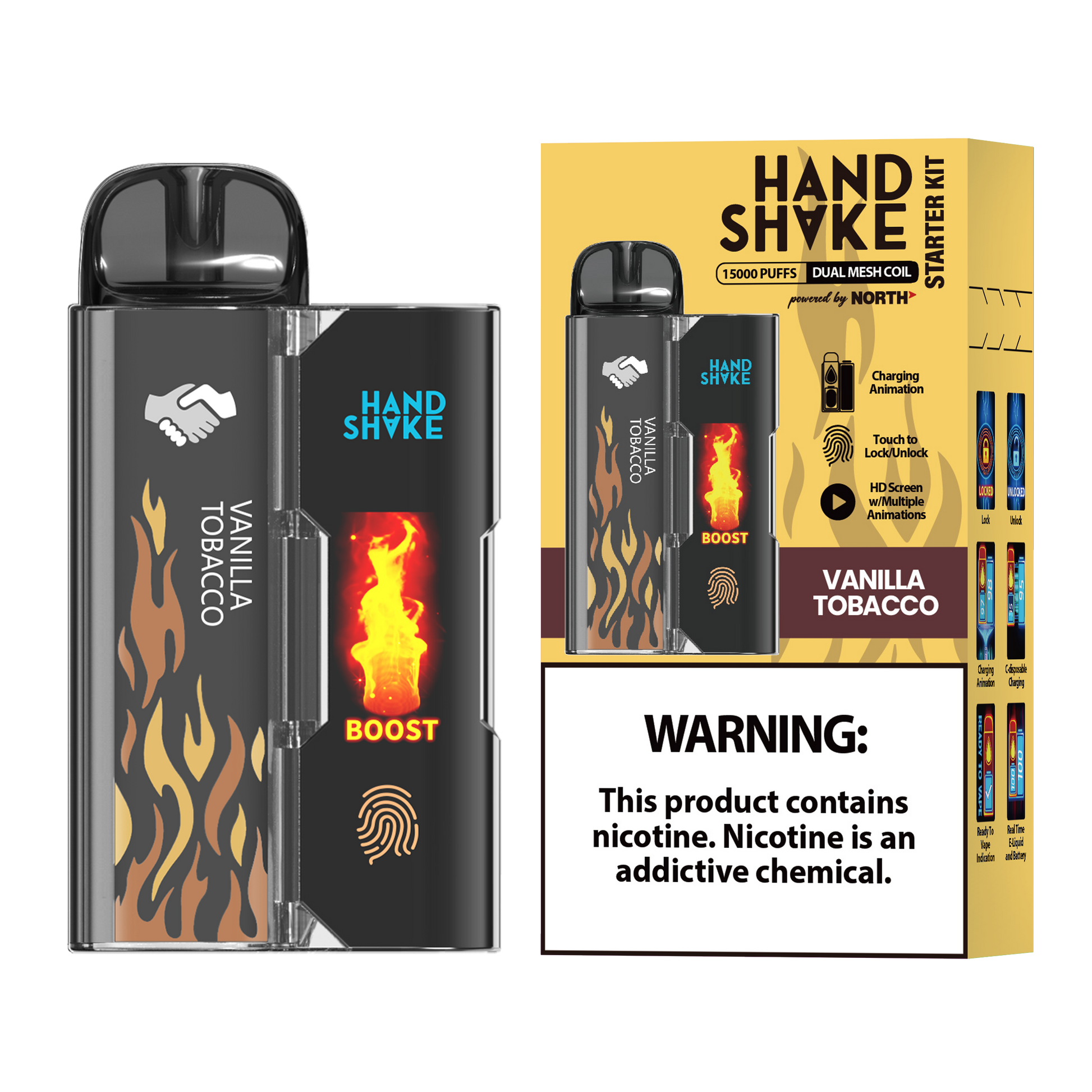 Handshake 15K by North Disposable - Vanilla Tobacco 