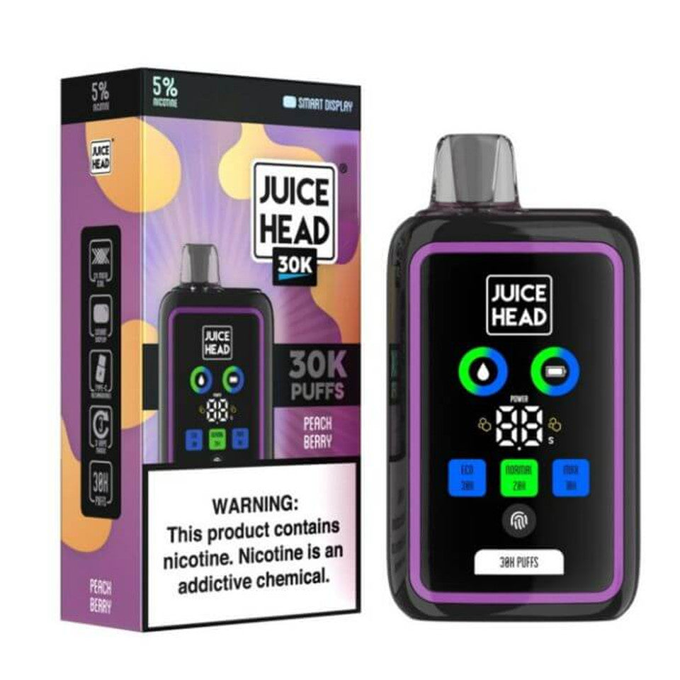 Juice Head 30K Disposable - Peach Berry 