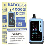 Kado Bar Flavor Adjust 40K Vape - Blue Razz / Lemon Headz 