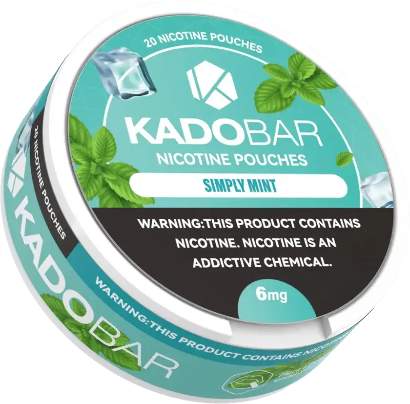 Kado Bar Nicotine Pouches - Simply Mint 