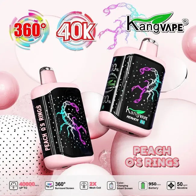 Kangvape Heaven X 40K - Peach O's Rings 