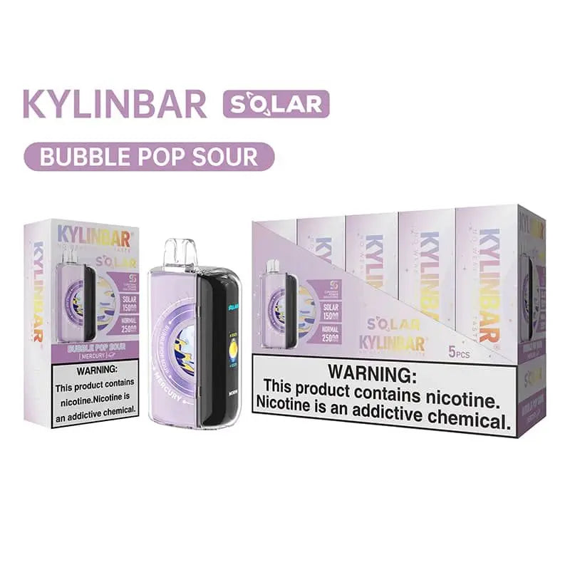 Kylin Bar Solar 25K Disposable  - Bubble Pop Sour 