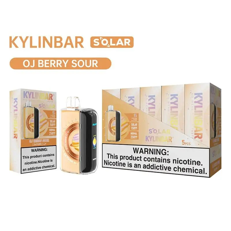 Kylin Bar Solar 25K Disposable  - OJ Berry Sour 