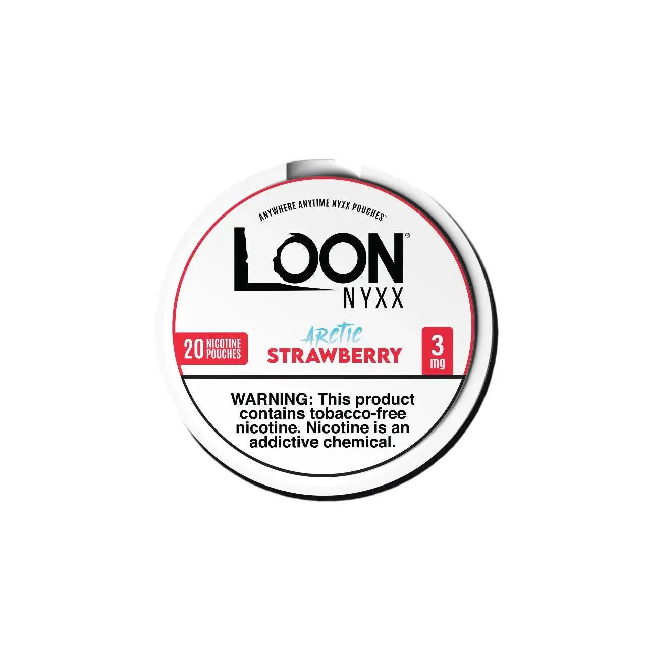 LOON NYXX Nicotine Pouches - Arctic Strawberry 