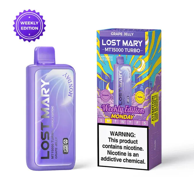 Lost Mary MT15000 Disposable Vape - Grape Jelly 