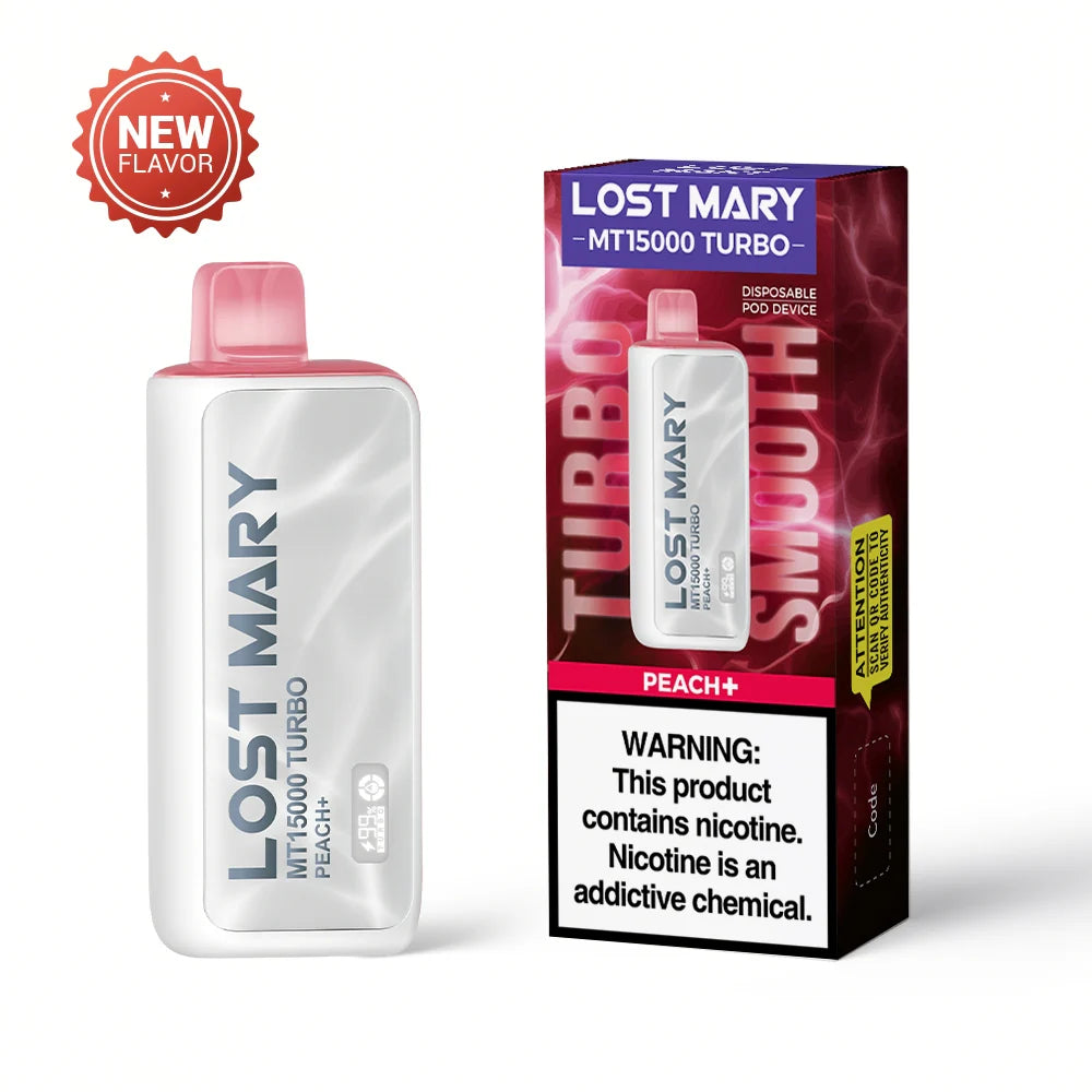 Lost Mary MT15000 Disposable Vape - Peach+ 