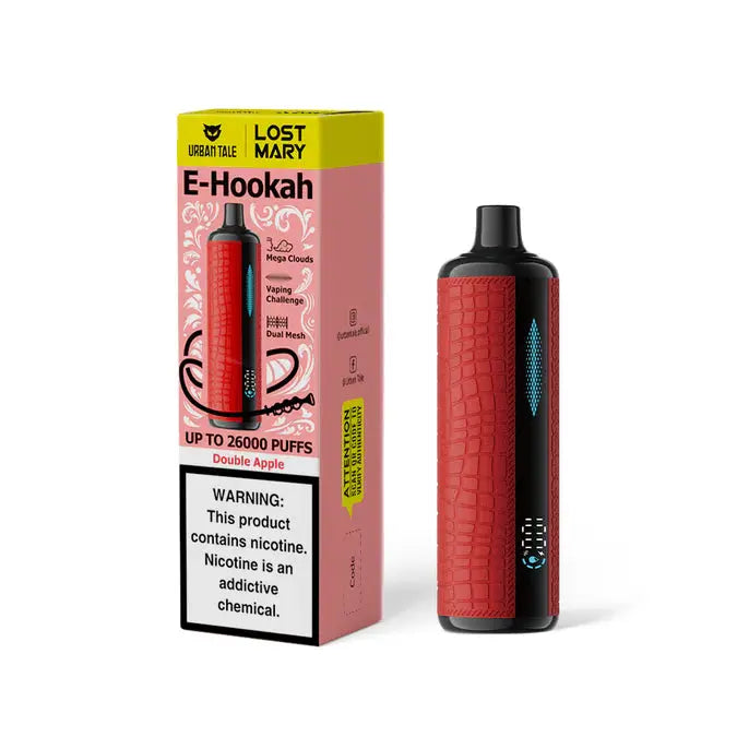 Lost Mary X Urban Tale 26K E-Hookah Disposable - Double Apple 