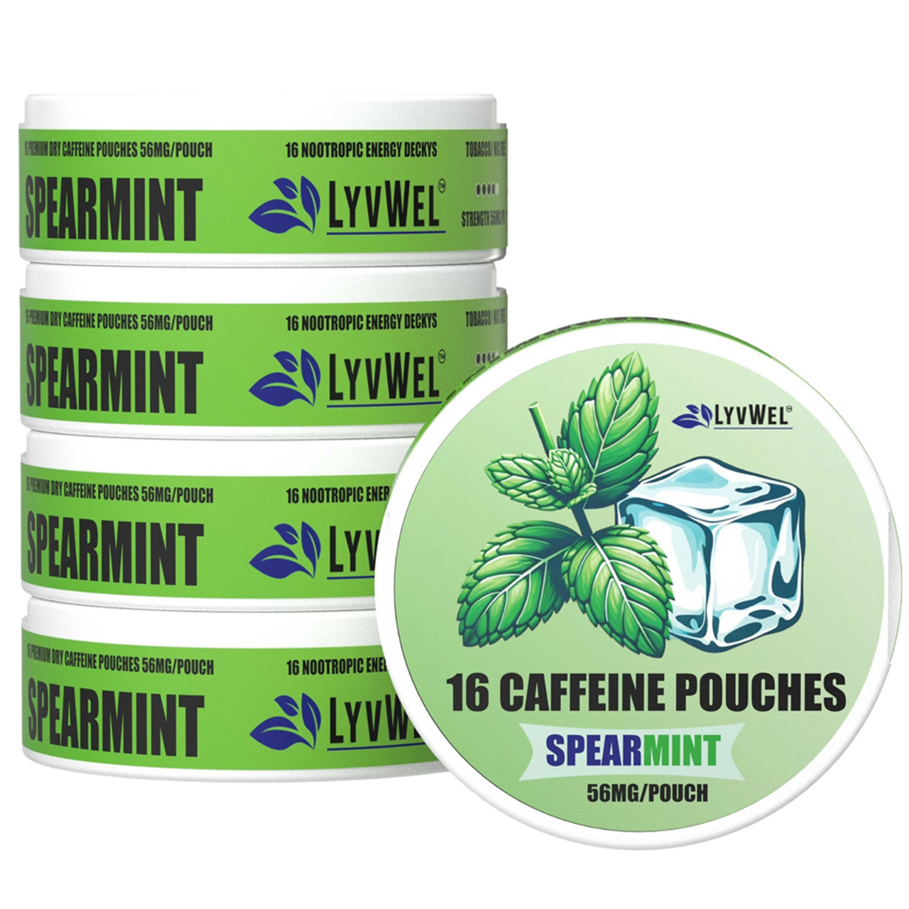 LYVWEL Caffeine Pouches - Spearmint 