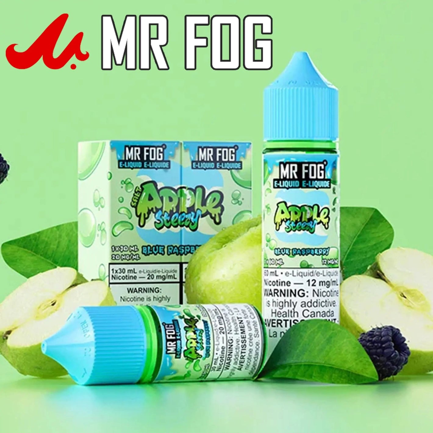 MR FOG E-LIQUID APPLE STEEZY 60ML