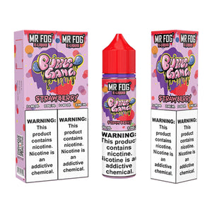 MR FOG E-LIQUID BUBBLE GANG 60ML - Strawberry 
