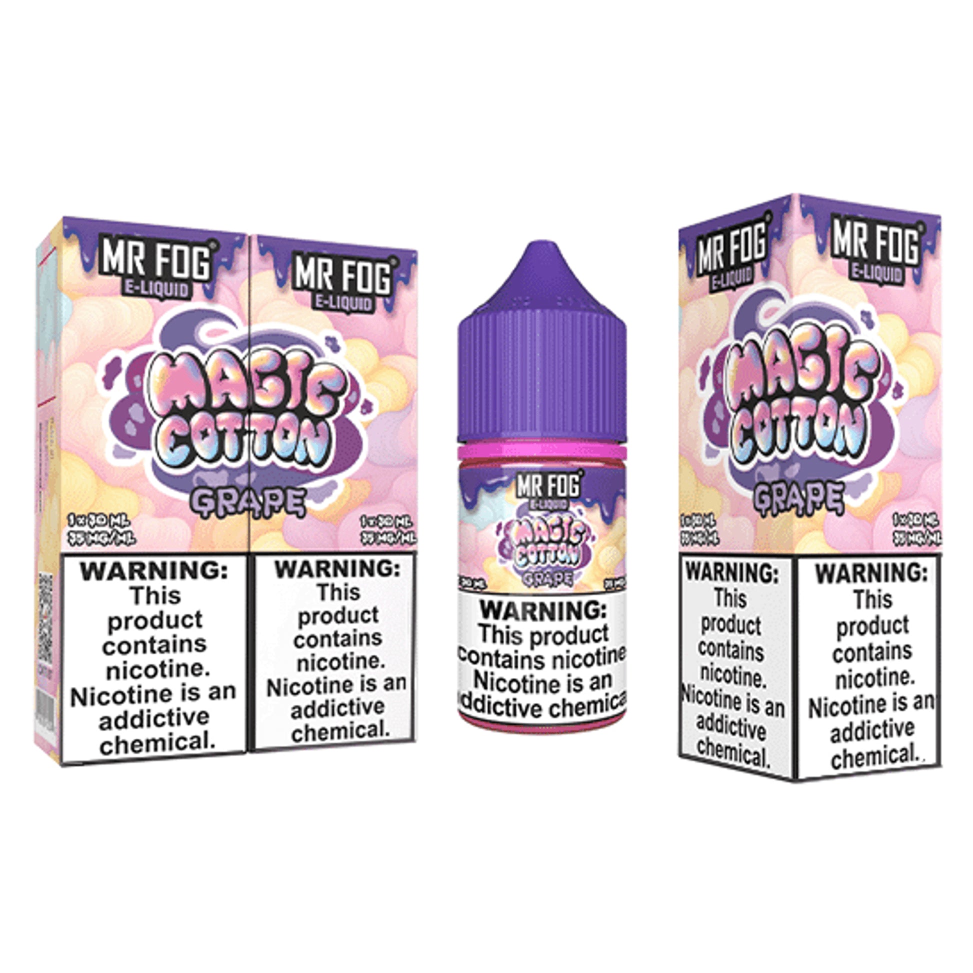 MR FOG E-LIQUID MAGIC COTTON 30ML - Grape 