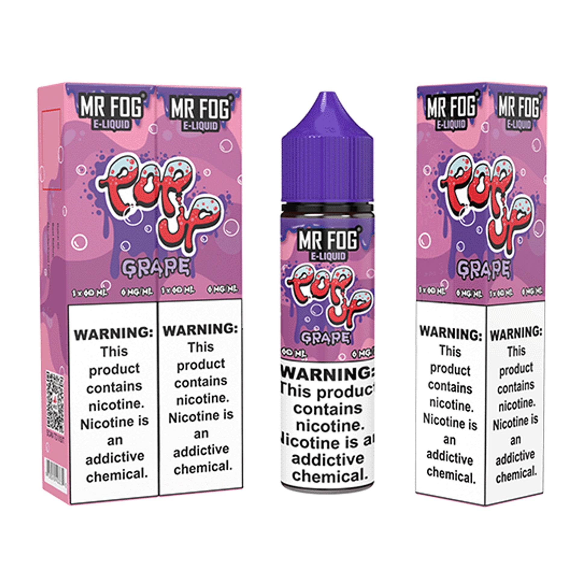 MR FOG E-LIQUID POP UP 100ML - Grape 