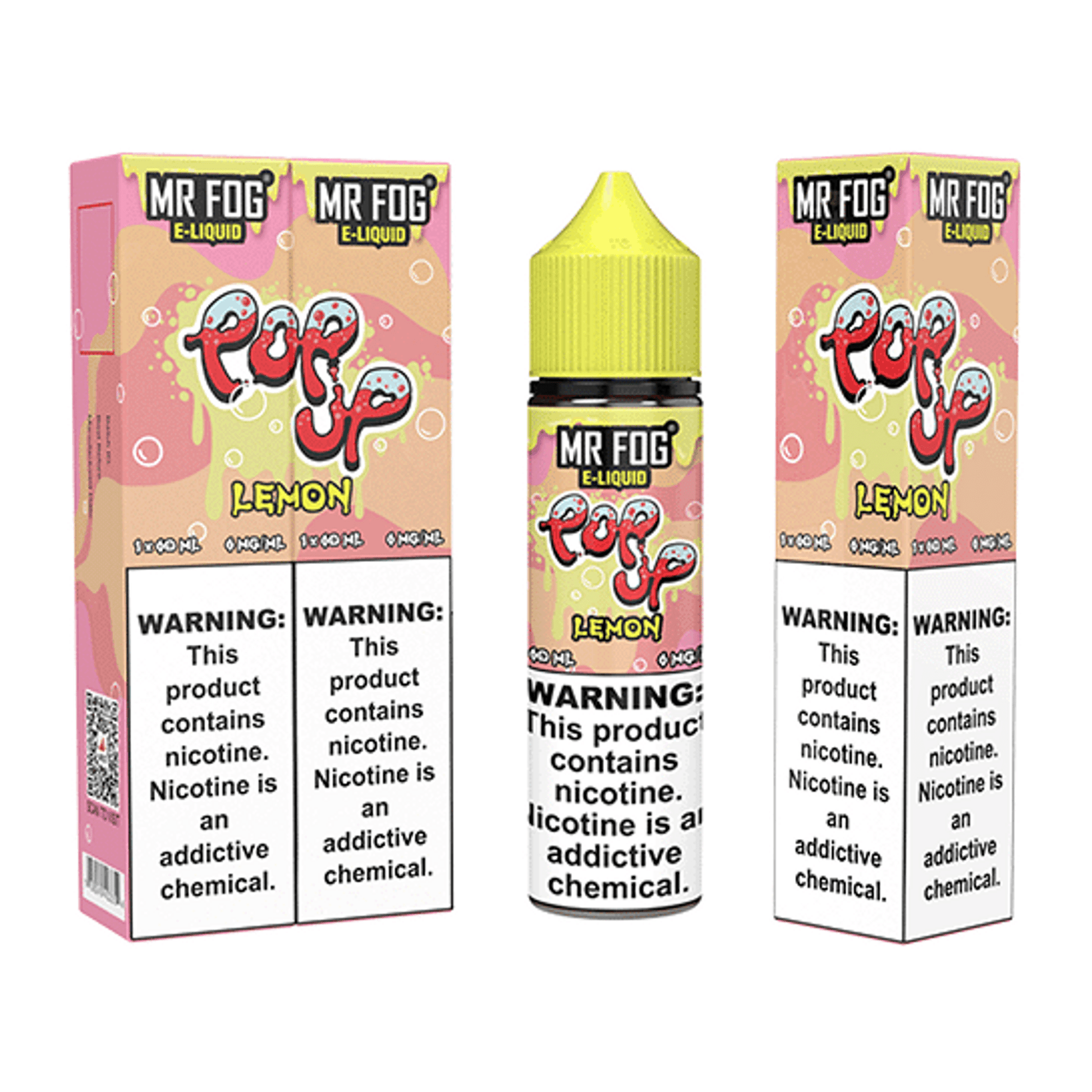 MR FOG E-LIQUID POP UP 100ML - Lemon 