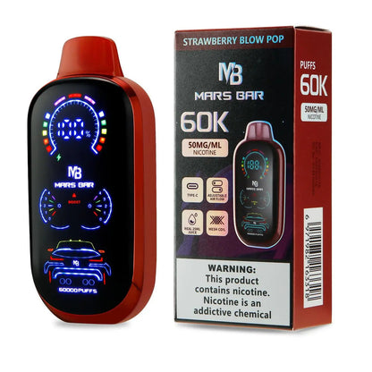 Mars Bar 60K Disposable - Strawberry Blow Pop 