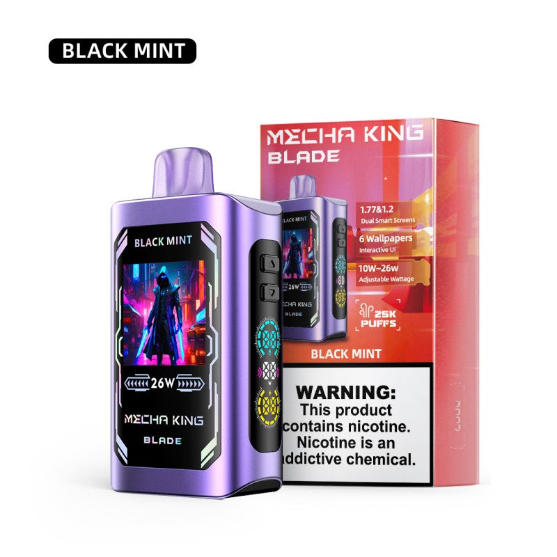 Mecha King Blade 25K Disposable - Black Mint 