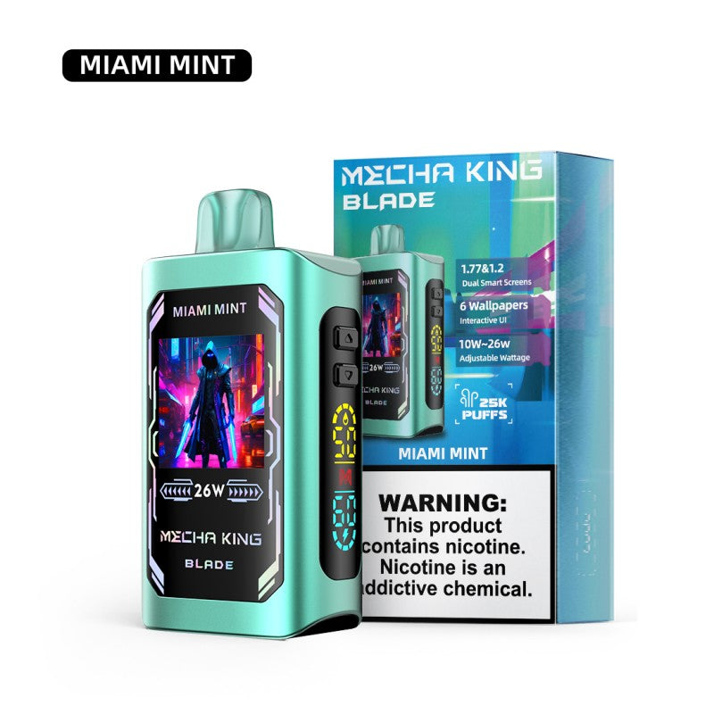 Mecha King Blade 25K Disposable - Miami Mint 