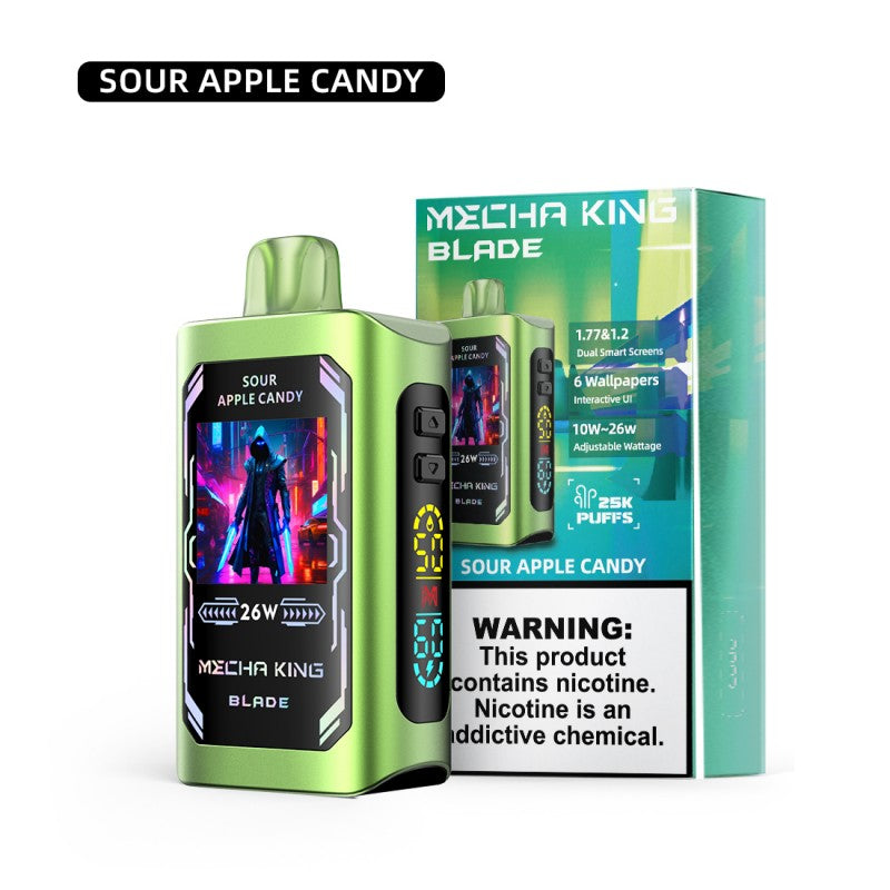 Mecha King Blade 25K Disposable - Sour Apple Candy 