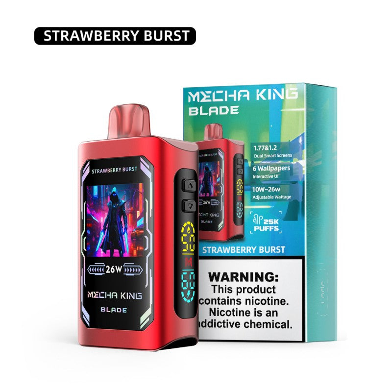 Mecha King Blade 25K Disposable - Strawberry Burst 