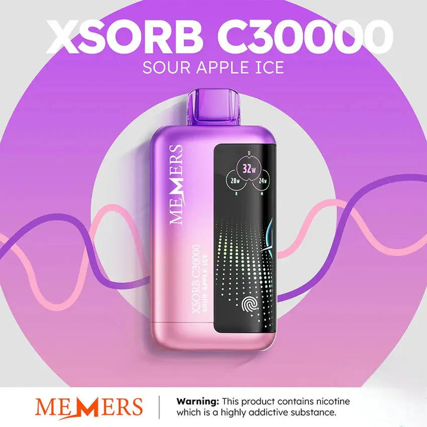 Memers Xsorb C30000 - Sour Apple Ice 