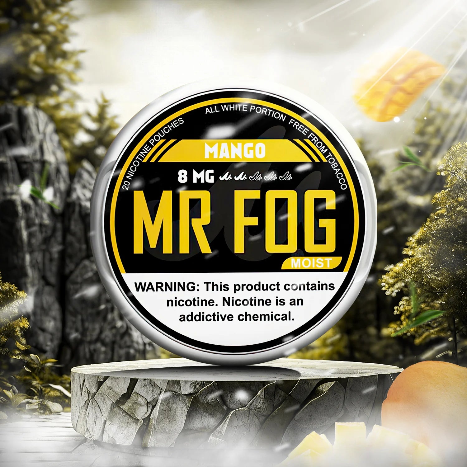 MR FOG NICOTINE POUCHES 8MG - Mango 