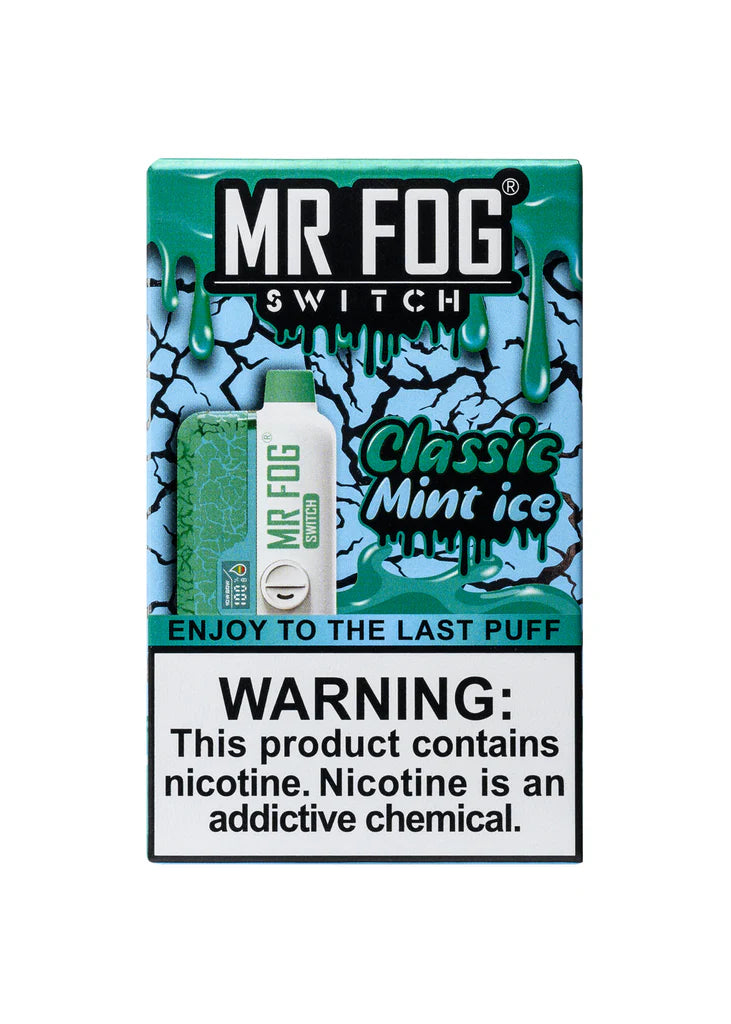 Mr Fog Switch SW15000 0% Nicotine - Classic Mint Ice