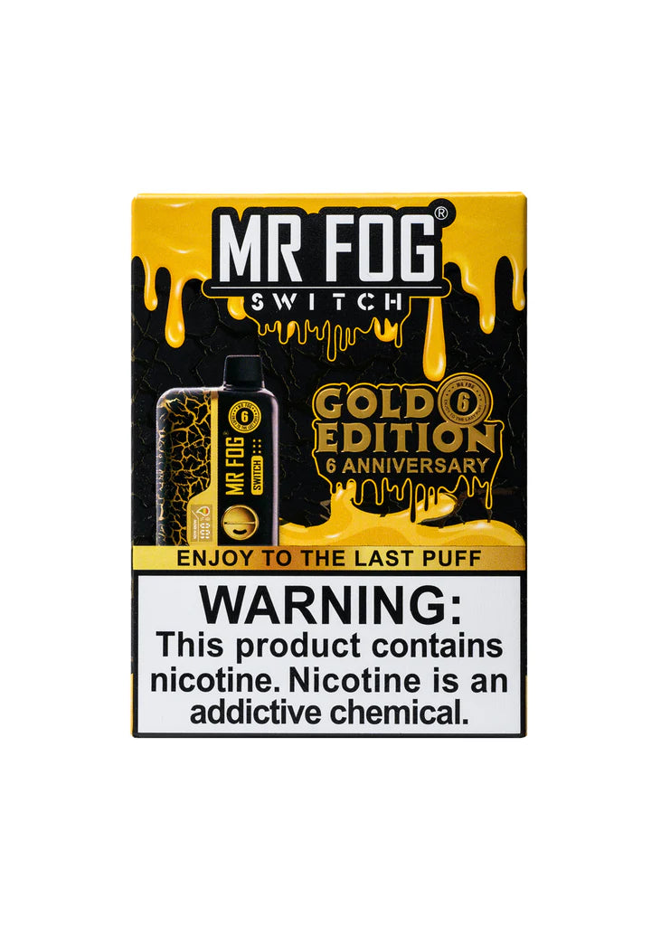 Mr Fog Switch SW15000 0% Nicotine - Gold Edition