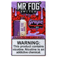 Mr Fog Switch SW15000 0% Nicotine - Grape Pomegranate Ice