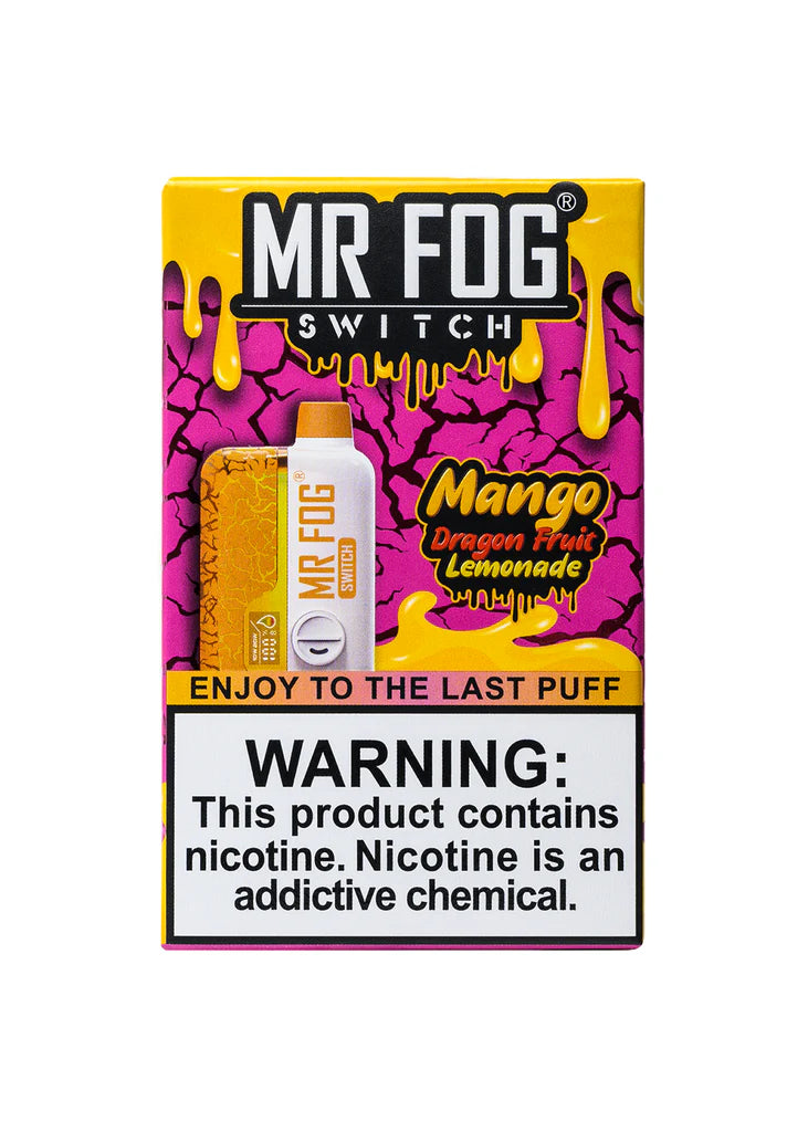 Mr Fog Switch SW15000 0% Nicotine - Mango Dragon Fruit Lemonade