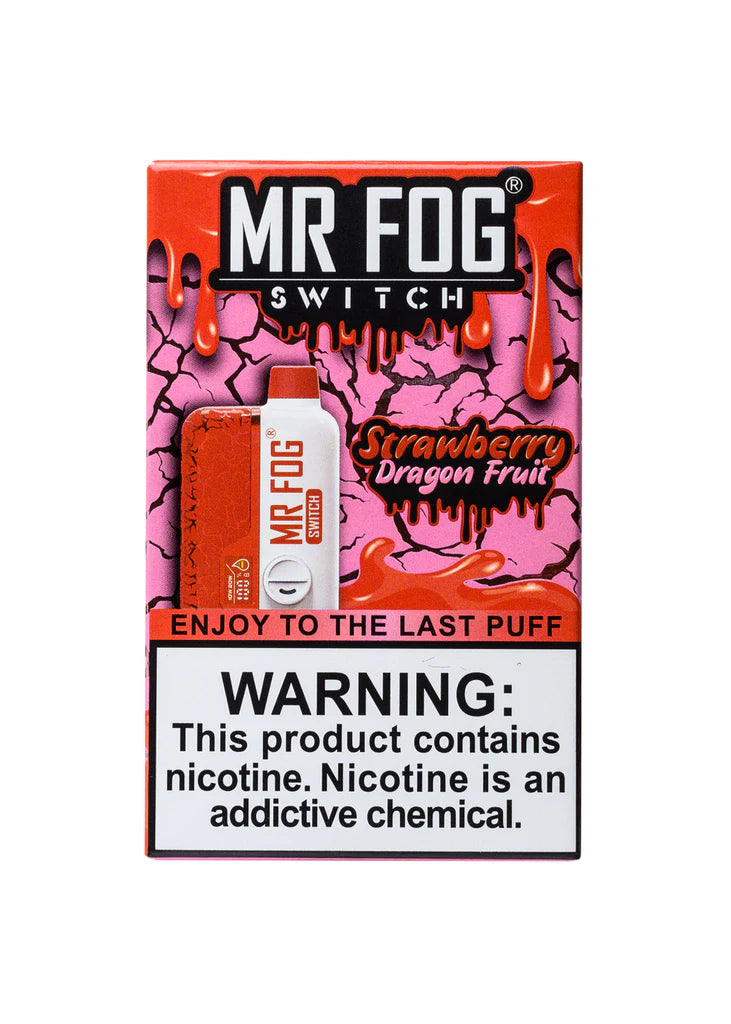 Mr Fog Switch SW15000 0% Nicotine - Strawberry Dragon Fruit