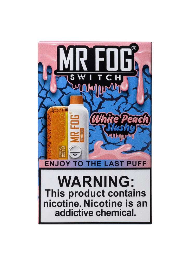 Mr Fog Switch SW15000 0% Nicotine - White Peach Slushy