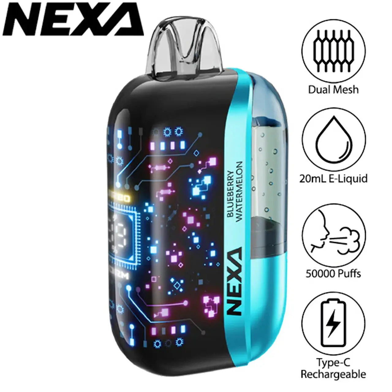 NEXA Ultra 50K Disposable - Blueberry Watermelon 