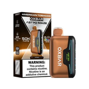OXBAR Astro Maze 50K Disposable  - Anmerican Tobacco