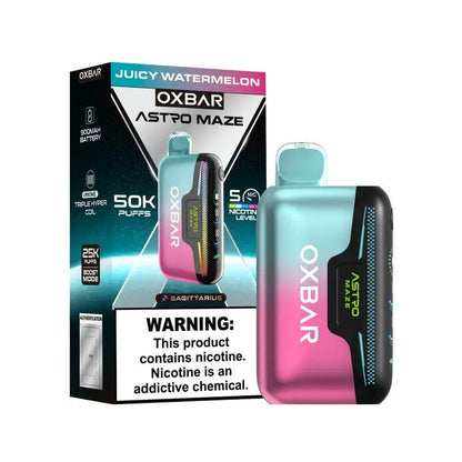 OXBAR Astro Maze 50K Disposable  - Juicy Watermelon 