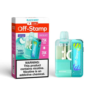 Off-Stamp X Cube Crystal Cube Disposable Kit - Black Mint 