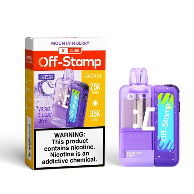Off-Stamp X Cube Crystal Cube Disposable Kit - Mountain Berry 
