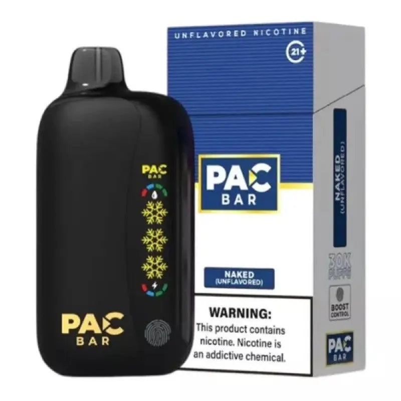 PAC BAR 30K Disposable 4% - Naked 