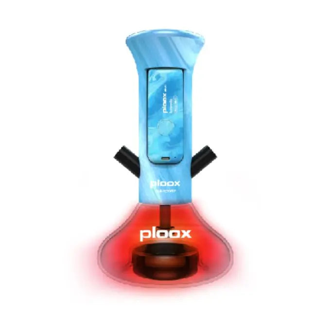 PLOOX HOOKAH BY LUXPODZ (Free Ploox Device 3%) - Sky Blue Resin 