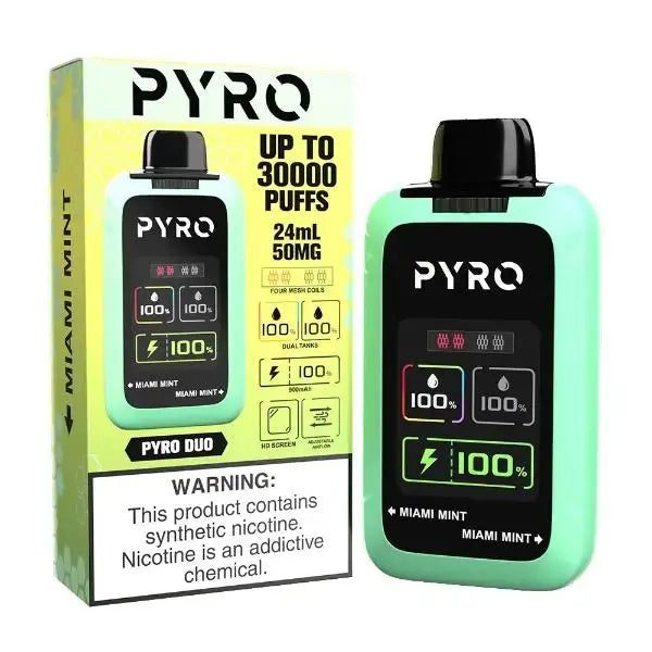 PYRO Duo 30K Disposable - Miami Mint + Miami Mint