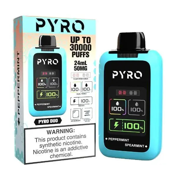 PYRO Duo 30K Disposable - Peppermint + Spearmint