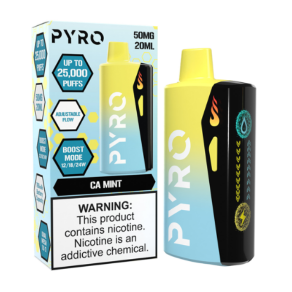 PYRO Boost 25000 Disposable - CA Mint 