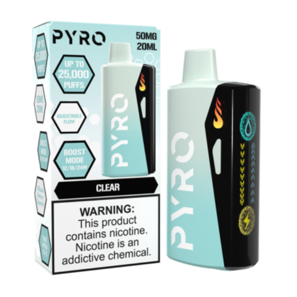 PYRO Boost 25000 Disposable - Clear 