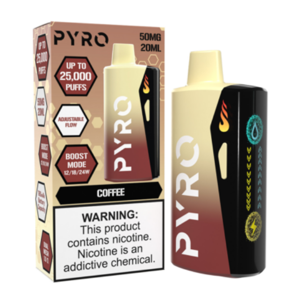 PYRO Boost 25000 Disposable - Coffee