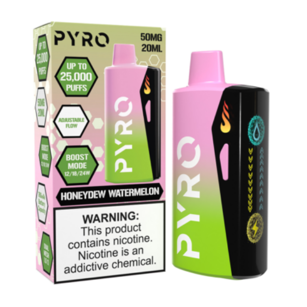 PYRO Boost 25000 Disposable - Honeydew Watermelon 