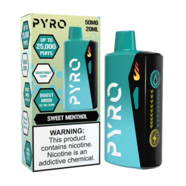 PYRO Boost 25000 Disposable - Sweet Menthol 