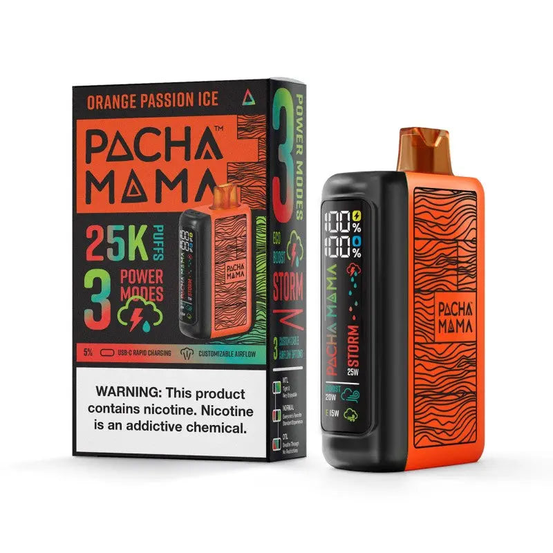 Pachamama 25K Disposable - Orange Passion Ice 