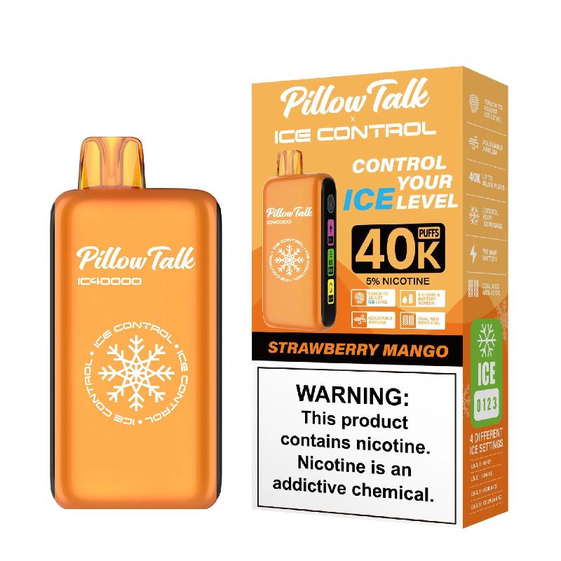 Pillow Talk Ice Control 40K Disposable - Strawberry Mango 