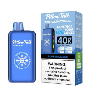 Pillow Talk Ice Control 40K Disposable - Blue Razz Ice
